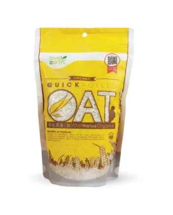 Love Earth Organic Quick Rolled Oat 400g