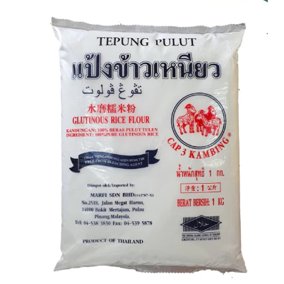 Cap 3 Kambing Tepung Pulut / Glutinous Rice Flour 500g