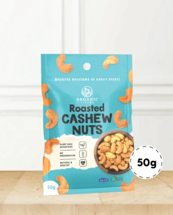 ORGANIC FIELDS Roasted Cashew Nuts 50gm