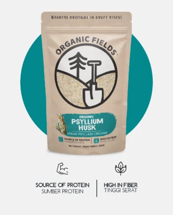 ORGANIC FIELDS Organic Psyllium Husk 100g