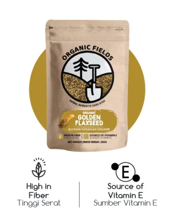 ORGANIC FIELDS Organic Golden Flaxseed 250g